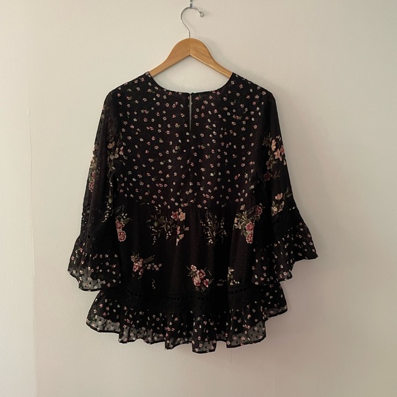 SOLD - Maeve Anthropologie Floral Blouse - Picture 3 of 8